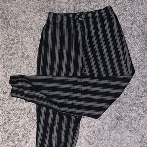 brandy striped pants